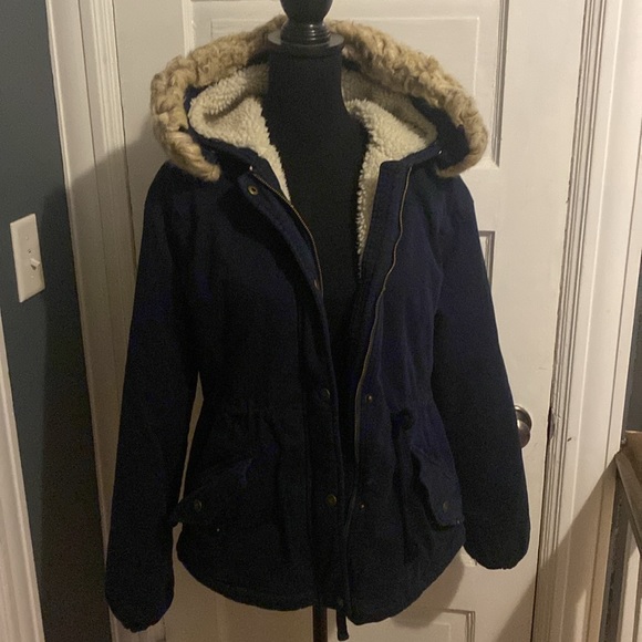 HOLLISTER jacket. NAVY MEDIUM - Picture 2 of 9